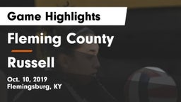 Fleming County  vs Russell  Game Highlights - Oct. 10, 2019
