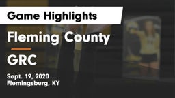 Fleming County  vs GRC Game Highlights - Sept. 19, 2020