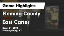 Fleming County  vs East Carter  Game Highlights - Sept. 21, 2020