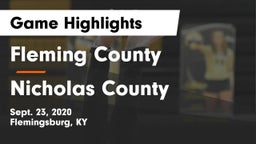 Fleming County  vs Nicholas County Game Highlights - Sept. 23, 2020