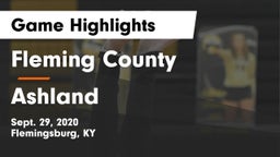 Fleming County  vs Ashland Game Highlights - Sept. 29, 2020