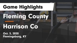 Fleming County  vs Harrison Co Game Highlights - Oct. 3, 2020