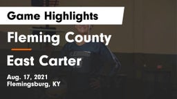Fleming County  vs East Carter Game Highlights - Aug. 17, 2021
