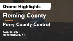 Fleming County  vs Perry County Central  Game Highlights - Aug. 28, 2021