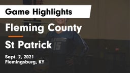 Fleming County  vs St Patrick Game Highlights - Sept. 2, 2021