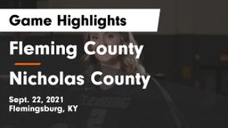 Fleming County  vs Nicholas County  Game Highlights - Sept. 22, 2021