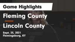 Fleming County  vs Lincoln County Game Highlights - Sept. 25, 2021