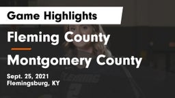 Fleming County  vs Montgomery County  Game Highlights - Sept. 25, 2021