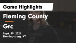 Fleming County  vs Grc Game Highlights - Sept. 25, 2021