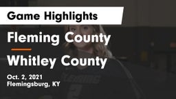 Fleming County  vs Whitley County  Game Highlights - Oct. 2, 2021
