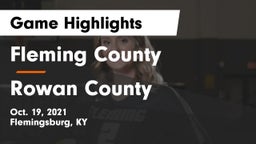 Fleming County  vs Rowan County  Game Highlights - Oct. 19, 2021