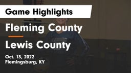 Fleming County  vs Lewis County  Game Highlights - Oct. 13, 2022