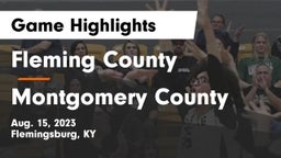Fleming County  vs Montgomery County  Game Highlights - Aug. 15, 2023
