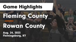 Fleming County  vs Rowan County  Game Highlights - Aug. 24, 2023