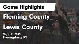 Fleming County  vs Lewis County  Game Highlights - Sept. 7, 2023