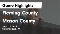 Fleming County  vs Mason County  Game Highlights - Sept. 21, 2023