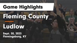 Fleming County  vs Ludlow  Game Highlights - Sept. 30, 2023