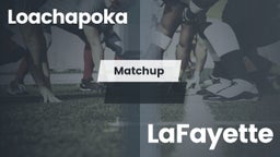 Matchup: Loachapoka vs. LaFayette 2016