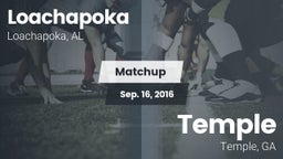 Matchup: Loachapoka vs. Temple  2016