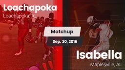 Matchup: Loachapoka vs. Isabella  2016