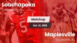 Matchup: Loachapoka vs. Maplesville  2016