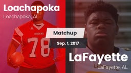 Matchup: Loachapoka vs. LaFayette  2017