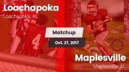 Matchup: Loachapoka vs. Maplesville  2017