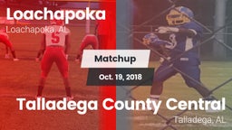 Matchup: Loachapoka vs. Talladega County Central  2018