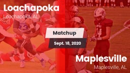 Matchup: Loachapoka vs. Maplesville  2020