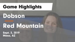 Dobson  vs Red Mountain  Game Highlights - Sept. 3, 2019