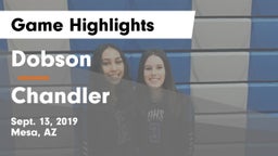 Dobson  vs Chandler  Game Highlights - Sept. 13, 2019