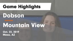 Dobson  vs Mountain View  Game Highlights - Oct. 22, 2019