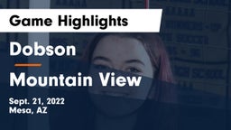 Dobson  vs Mountain View  Game Highlights - Sept. 21, 2022