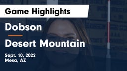 Dobson  vs Desert Mountain  Game Highlights - Sept. 10, 2022