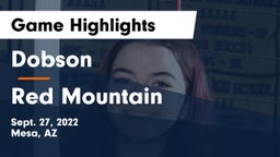 Dobson  vs Red Mountain  Game Highlights - Sept. 27, 2022