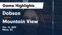 Dobson  vs Mountain View  Game Highlights - Oct. 13, 2022