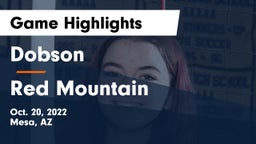 Dobson  vs Red Mountain  Game Highlights - Oct. 20, 2022