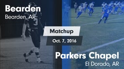 Matchup: Bearden vs. Parkers Chapel  2016