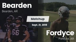 Matchup: Bearden vs. Fordyce  2018