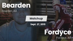 Matchup: Bearden vs. Fordyce  2019