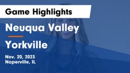 Neuqua Valley  vs Yorkville  Game Highlights - Nov. 20, 2023