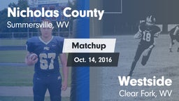 Matchup: Nicholas County vs. Westside  2016