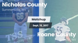 Matchup: Nicholas County vs. Roane County  2017