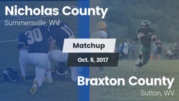 Matchup: Nicholas County vs. Braxton County  2017
