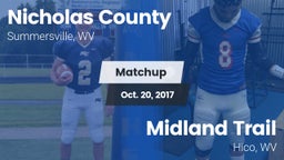 Matchup: Nicholas County vs. Midland Trail 2017