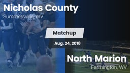 Matchup: Nicholas County vs. North Marion  2018