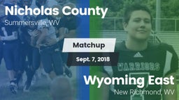 Matchup: Nicholas County vs. Wyoming East  2018