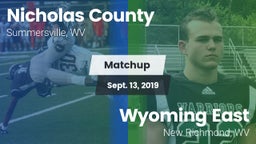 Matchup: Nicholas County vs. Wyoming East  2019