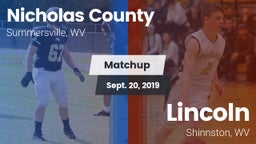 Matchup: Nicholas County vs. Lincoln  2019