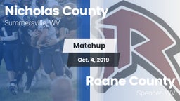 Matchup: Nicholas County vs. Roane County  2019